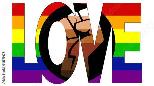 QTPOC, QPOC lgbt flag. for people who are non-Caucasian meaning QTPOC includes Black, Latinx, Asian, Indigenous