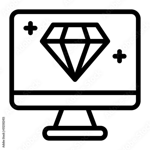 illustration line icon