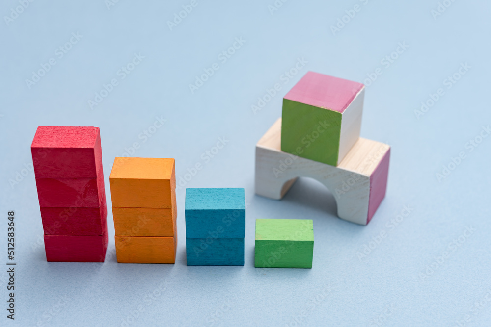 Obraz premium 棒グラフ