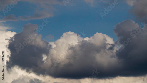 Fototapeta Naklejka Na Ścianę i Meble -  Convection de cumulus, par temps instable et orageux