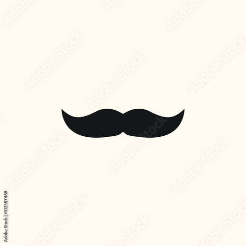 mustache vector for website symbol icon presentation
