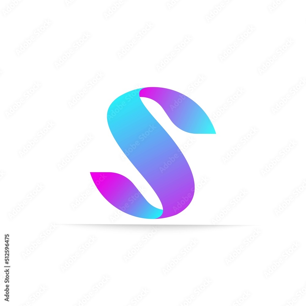 Letter S logo icon design template elements gradient style Letter S logo icon design template elements gradient style
