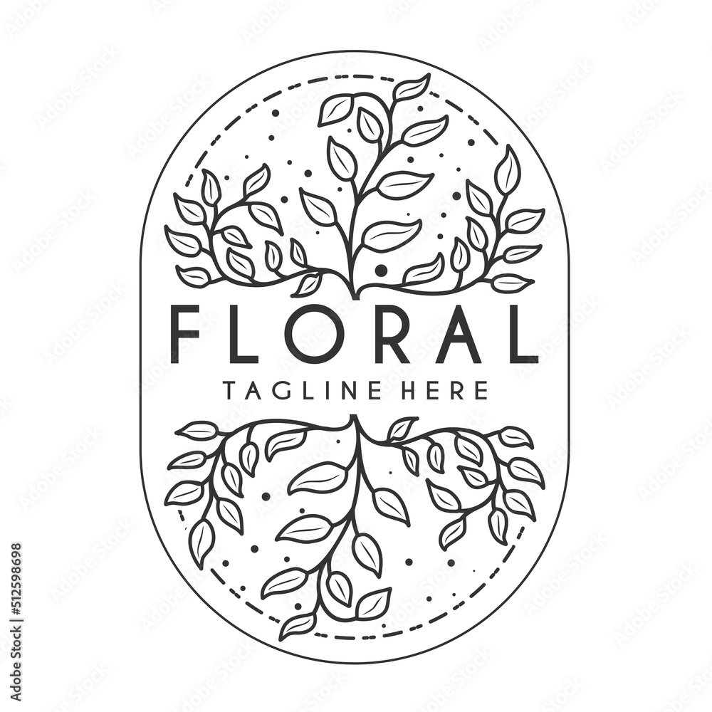 Fototapeta premium vintage luxury ornamental typography logo.