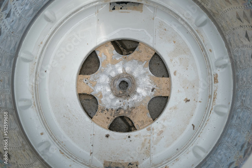 Wallpaper Mural Inside of the washer drum is dirty stains, musty smell, household appliances. Washing machine descaling. Hygienic cleaning service concept. Torontodigital.ca