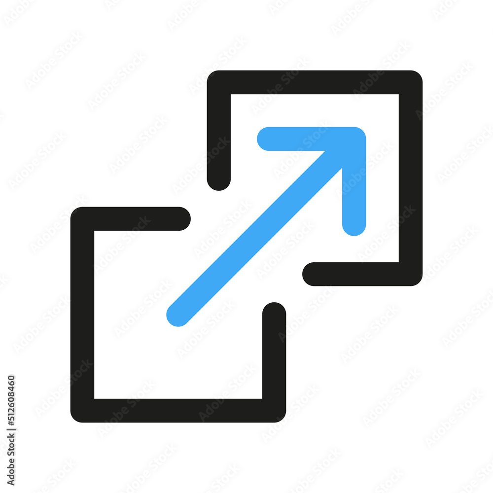 Redirecting link. Line Art Icon redirect illustration Redirecting link. Line Art Icon redirect illustration
