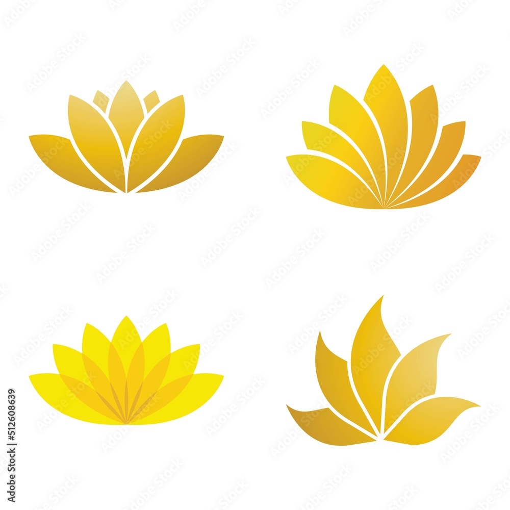 Beauty Vector lotus icon Beauty Vector lotus icon