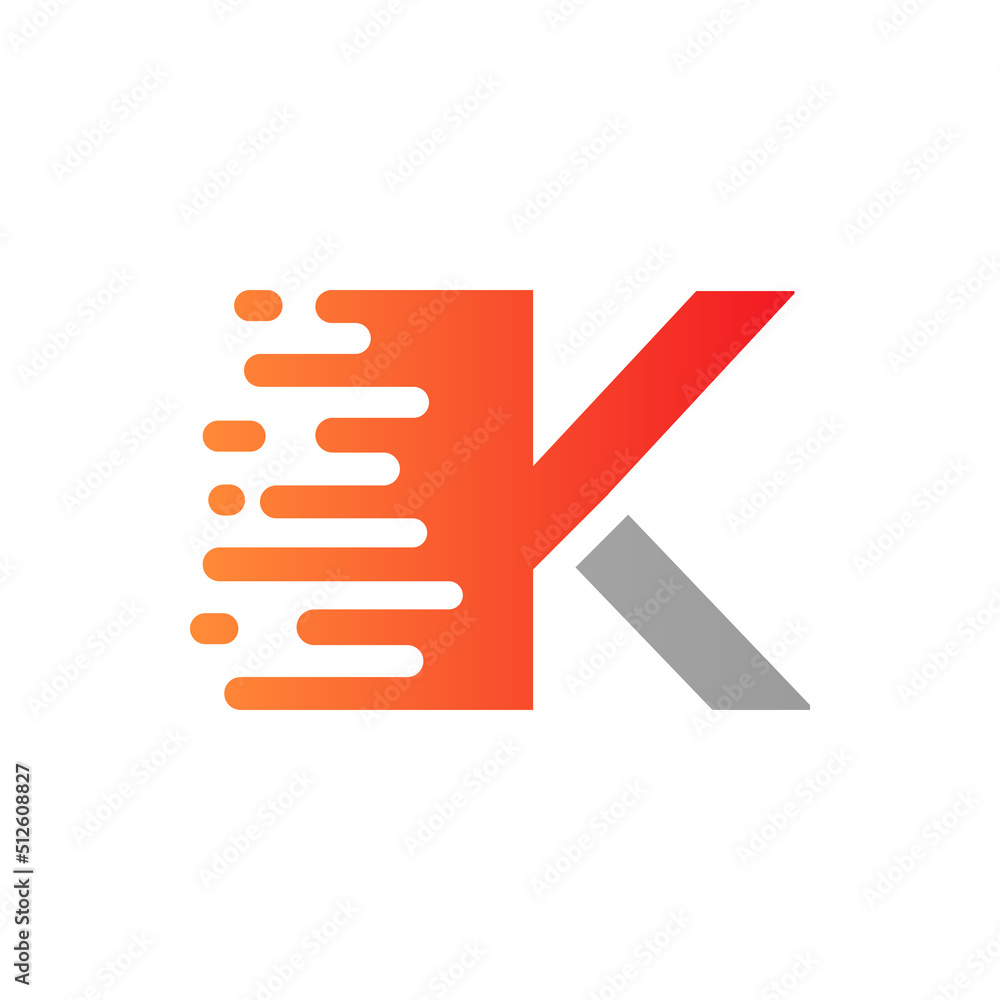 Abstract Dots Letter K Logo Design. K Letter Design Vector with Dots Vector Template Illustration. Abstract Dots Letter K Logo Design. K Letter Design Vector with Dots Vector Template Illustration.