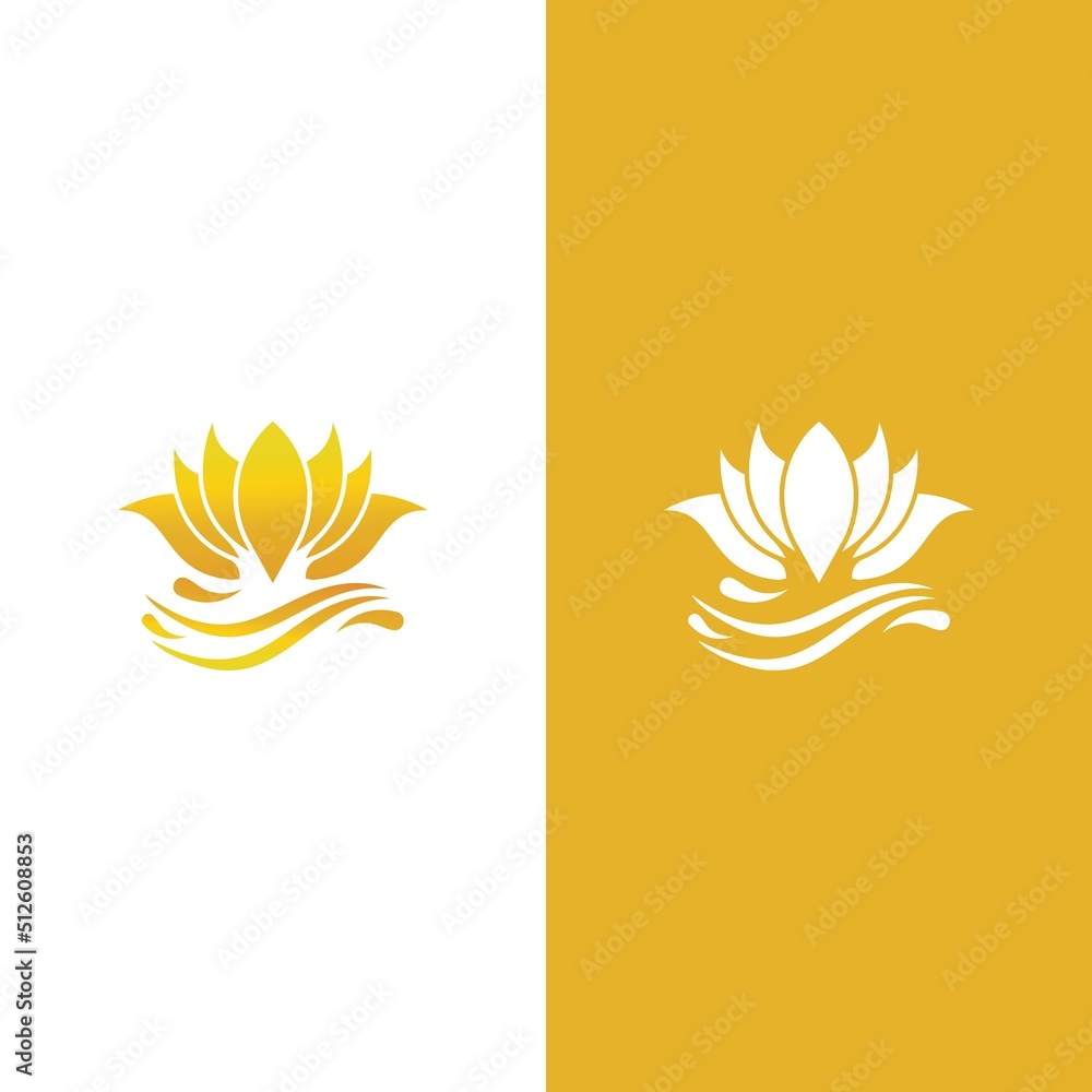Beauty Vector lotus icon