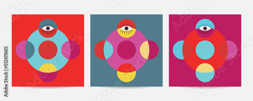 Different Faces vector illustration.