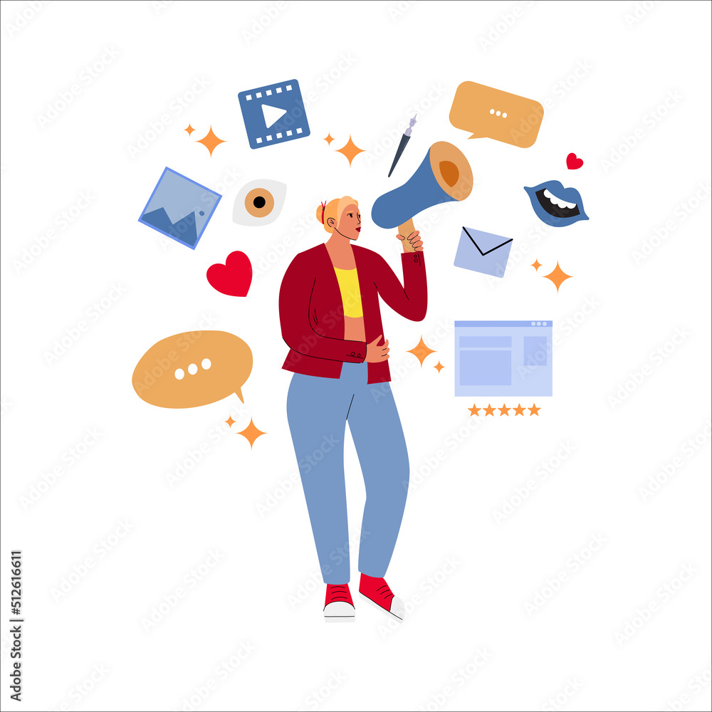The concept of storytelling. Storytelling for block, advertising, marketing and content creation. The concept of creating an idea. The concept of storytelling. Storytelling for block, advertising, marketing and content creation. The concept of creating an idea.