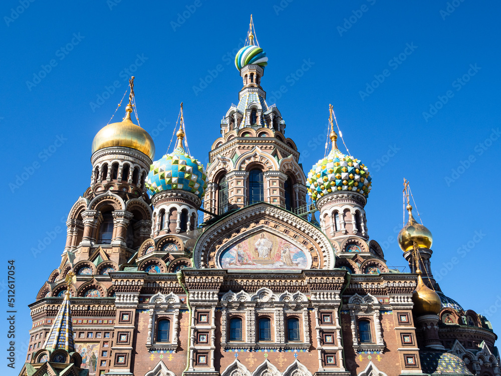 towers of Church of the Savior on Spilled Blood