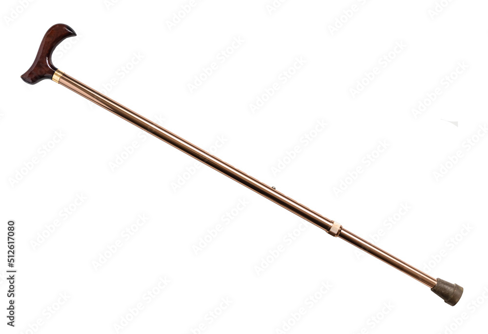 adjustable walking stick with wooden handle cutout adjustable walking stick with wooden handle cutout