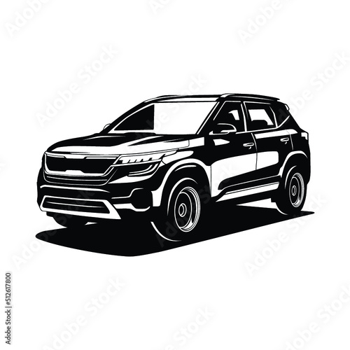 illustration of a car car vector car vector logo 