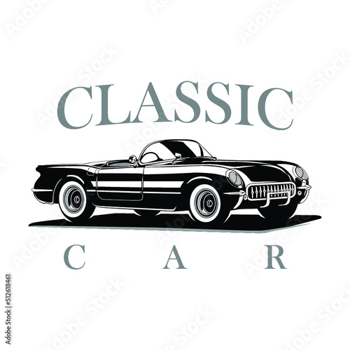 retro car vector classic car vector car vector car logo illustration of a car 