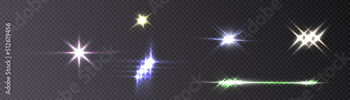 Light gold star png. Light sunlight. Light burst of bright light effect png. Magic stars. Vector 10 eps