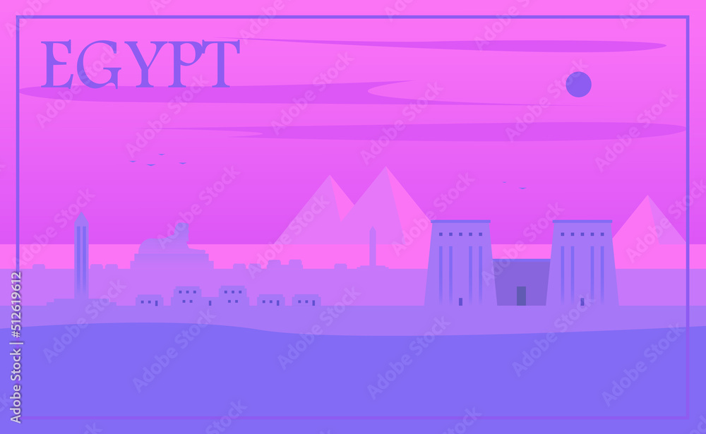 Vector illustration of Egypt