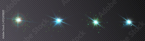 Light gold star png. Light sunlight. Light burst of bright light effect png. Magic stars. Vector 10 eps