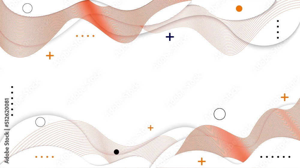 Abstract geometric background design. White background with wavy geometric shapes. Vector Abstract geometric background design. White background with wavy geometric shapes. Vector