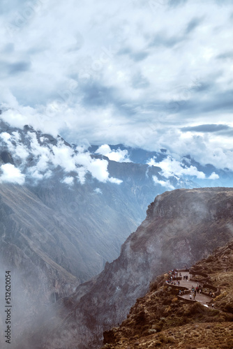 Colca Canyon in the Andes, Peru.