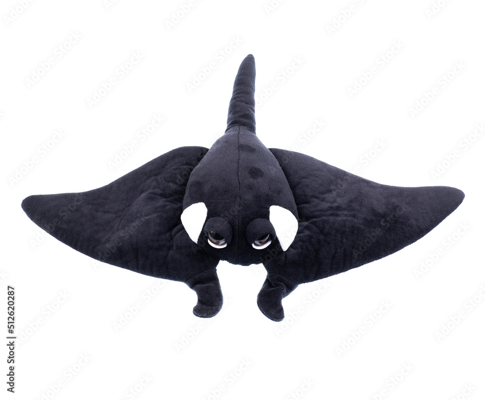 Fototapeta premium toy stingray isolated on white background