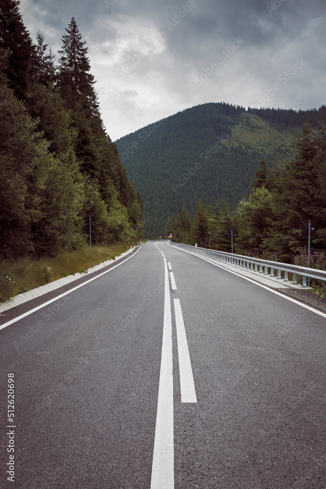 beautiful mountain road