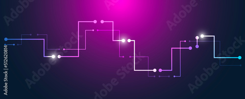  linee, squadrate, circuito, energia, collegamenti