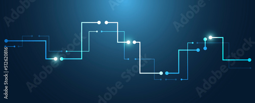  linee, squadrate, circuito, energia, collegamenti