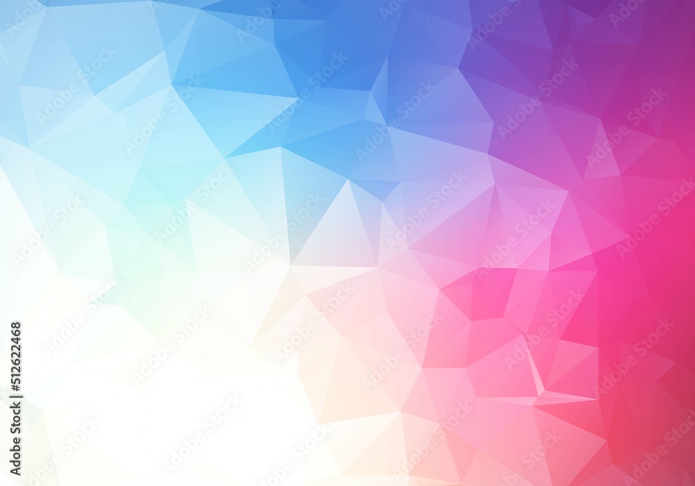 Obraz premium Modern polygon colorful triangle shape background