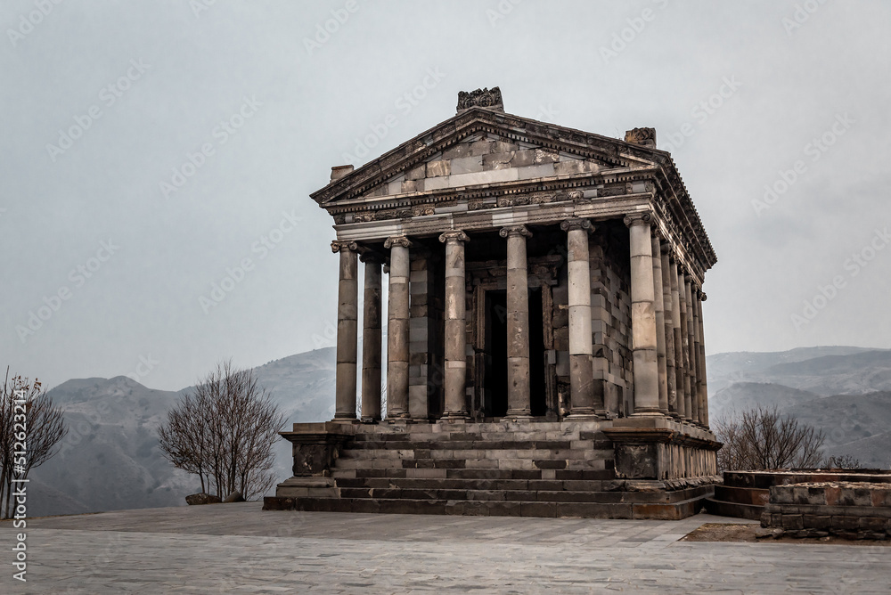 Garni Pagan Temple, the hellenistic temple. Armenia