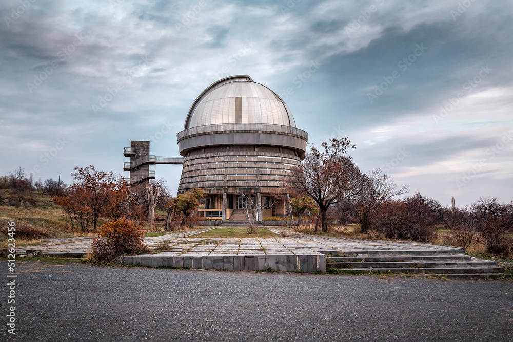 Fototapeta premium Professional Astronomical Observatory Telescope. Armenia, Byurakan