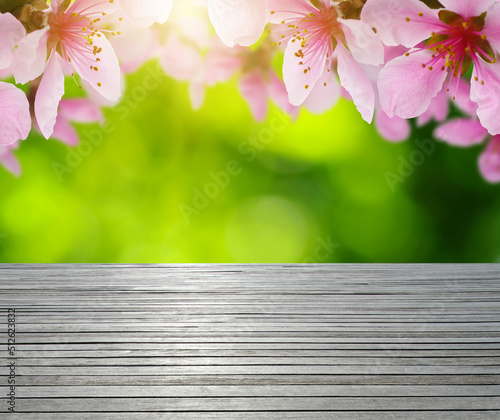 wooden spring blossom