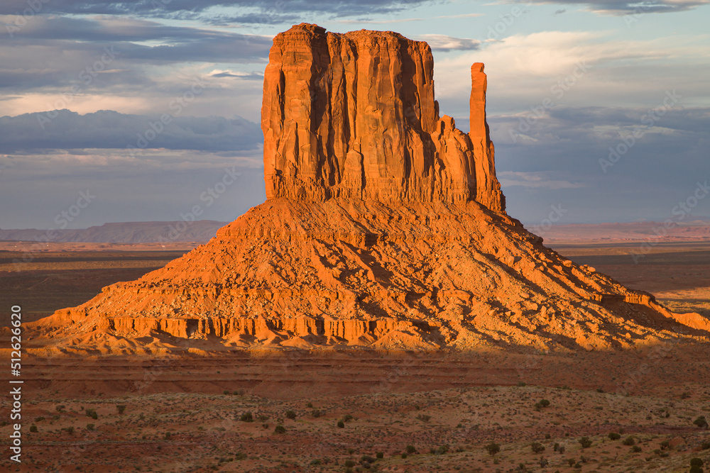 West Mitten Butte at Dusk