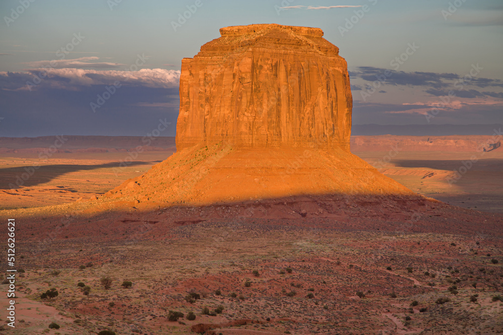 Merrick Butte at Dusk