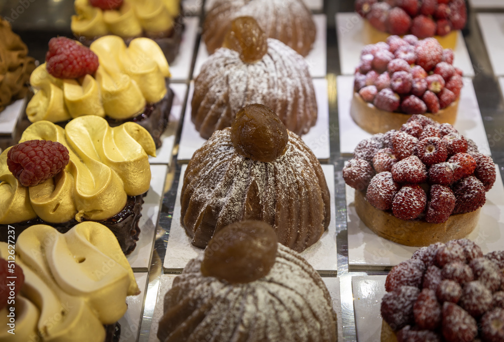 Delicious assorted sweet desserts rich in calories. Delicious assorted sweet desserts rich in calories.