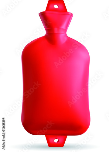 Hot water bottle. Vector EPS-10