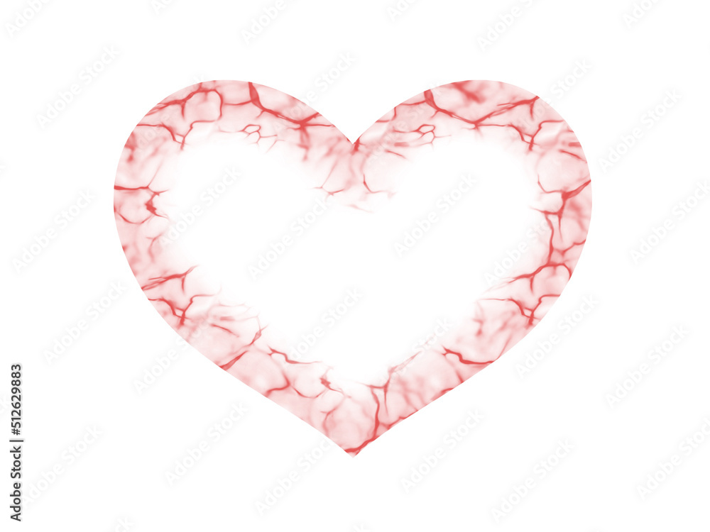 Fototapeta premium Heart Frame Background