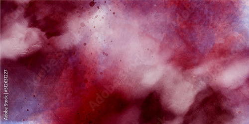 Modern colorful pink grunge of stylist smooth paper texture background. Abstract watercolor colorful painting background. Colorful gradient ink colors wet effect hand drawn canvas background