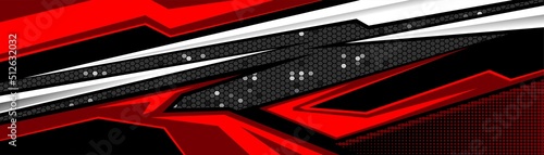 Car decal wrap design vector. Graphic abstract stripe racing background kit designs for vehicle, race car, rally, adventure and livery