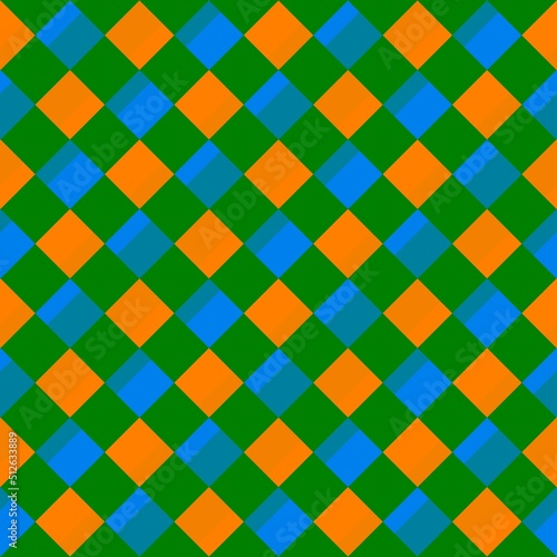 Wallpaper Mural Original checkered background. Grid background with different cells. Abstract striped and checkered pattern. Illustration for scrapbooking. Torontodigital.ca