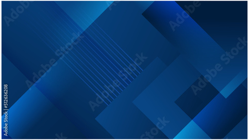 Modern dark blue abstract background. Vector abstract with science, futuristic, energy technology concept over dark blue background. Blue business presentation background