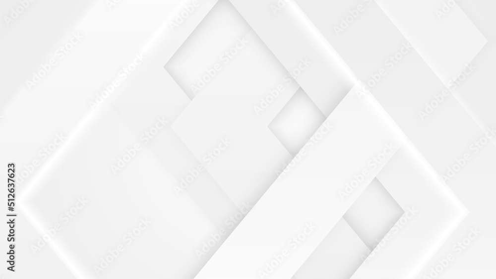 Abstract white background with grey hi-tech polygonal business corporate concept
