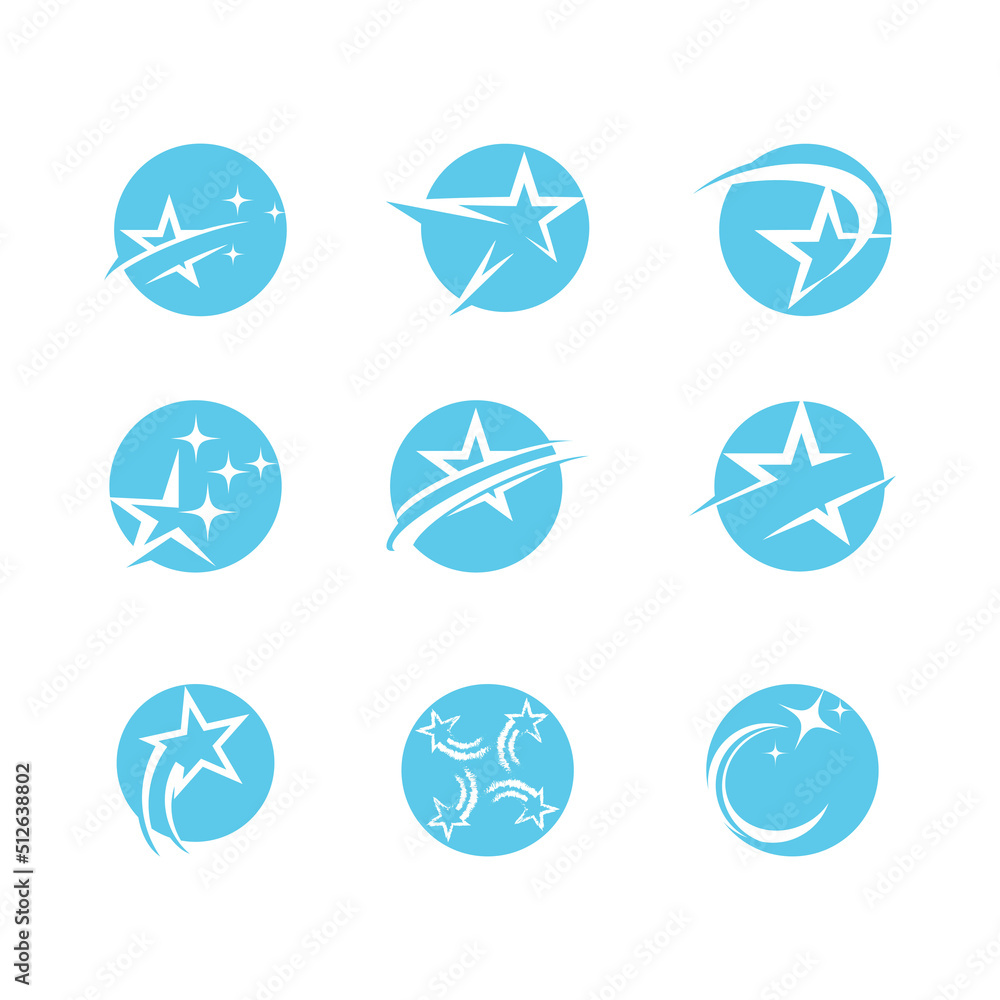 Star icon Template vector illustration design Star icon Template vector illustration design