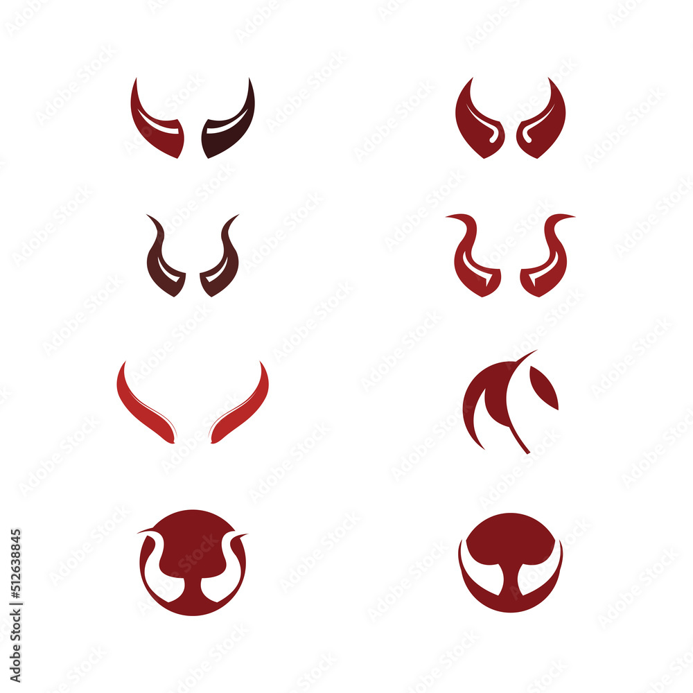 Horn Logo Template vector symbol nature Horn Logo Template vector symbol nature