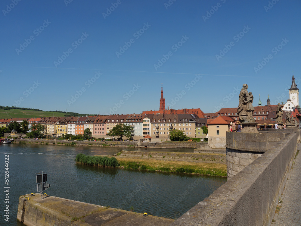 Fototapeta premium Die Stadt Würzburam Main 