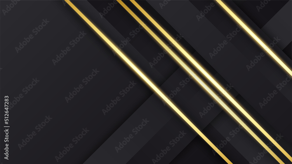 Luxury black and gold background Luxury black and gold background