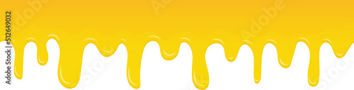 Honey dripping clipart design illustration
