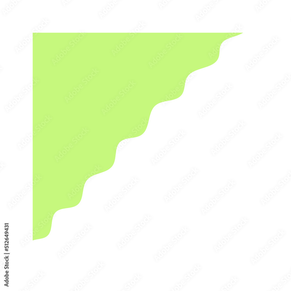 Obraz premium corner border element 