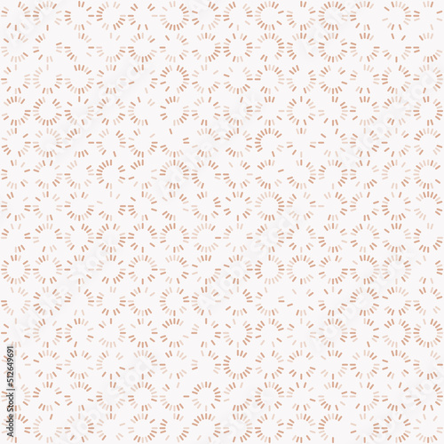 seamless vector pattern, different geometric shapes, pattern in light brown color