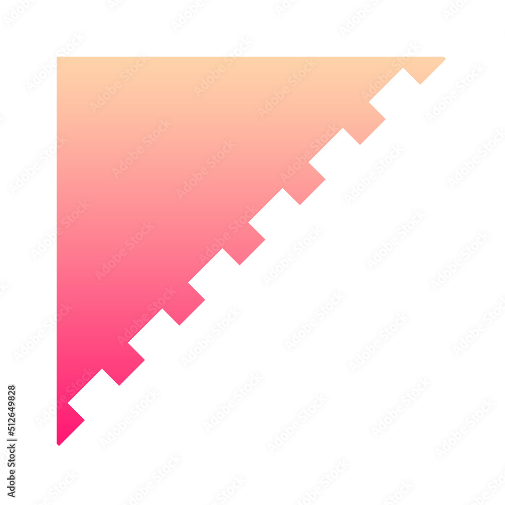 Fototapeta premium gradient corner border element 