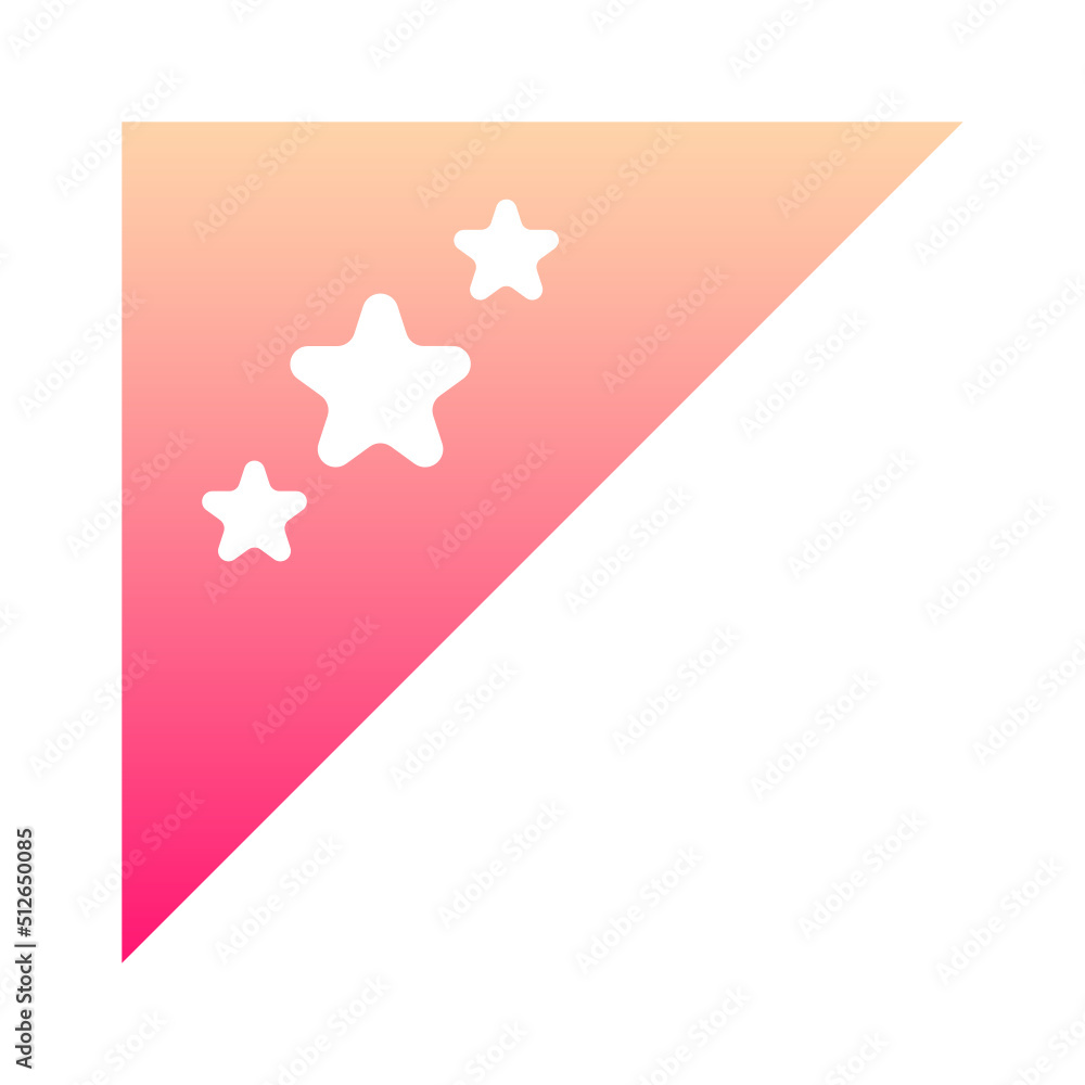gradient corner border element
